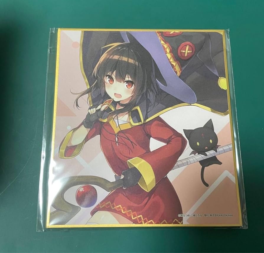 くじ引き堂　この素晴らしい世界に祝福を！　S賞サイン入りファイングラフ　めぐみん くじ引き堂 この素晴らしい世界に祝福を！ S賞サイン入り
